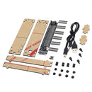 VHM-902 Mini Dual 30 Level Indicator VU Meter Stereo Amplifier Board Adjustable Light Speed Board With AGC Mode DIY Kit
