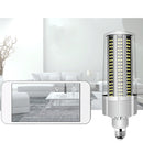 E27 80W Warm White Pure White Indoor Home Garden Fan Cooling 318 LED Corn Light Bulb AC100-277V