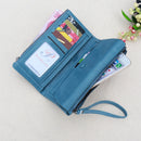 New Fashion Buckle Women's Long Wallet Women's Clutch Phone Wallet Bag