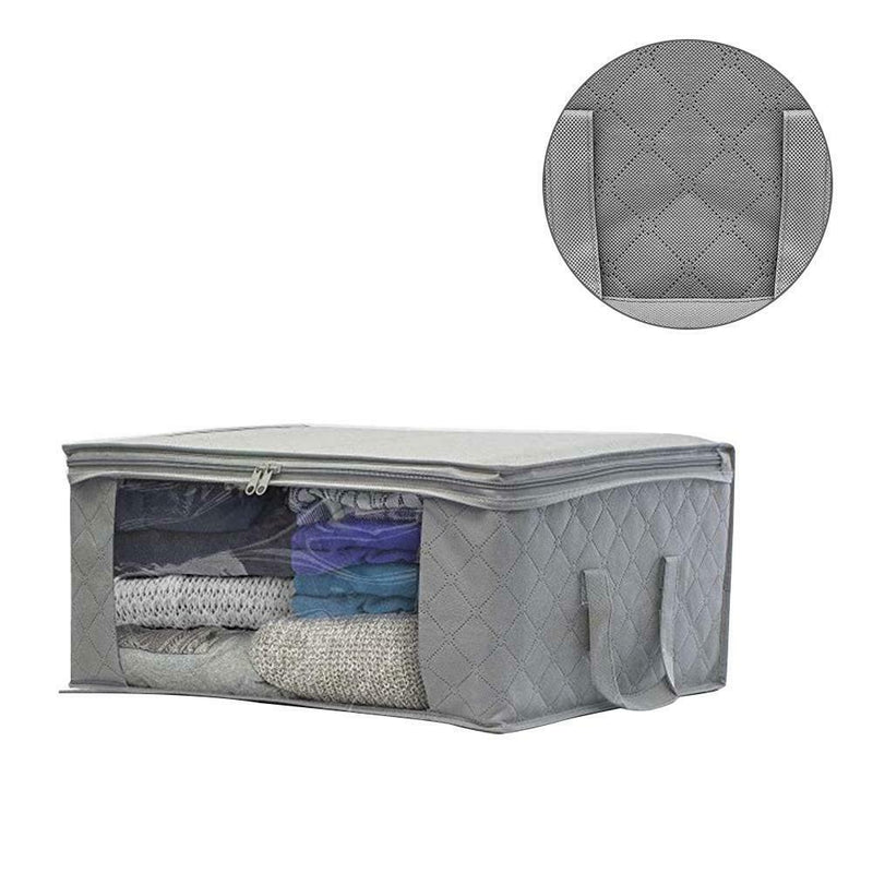 Non-woven Space Saver Clothes Quilt Blanket Storage Bag Box Organizer Portable