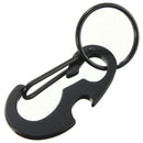 D-type Carabiner Snap Keyfob Hook Keychain Hanging Buckle EDC Tool