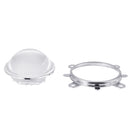 LED Lens Optical Glass 57mm + Reflector + Fixed Bracket For 20W 30W 50W 100W High Power Chip