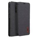 Bakeey Flip Shockproof Fabric Soft Silicone Edge Full Body Protective Case For Xiaomi Pocophone F1