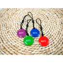 (4 Pcs/Lot) Ntag216 NFC Tag Card Key Token 13.56mhz RFID 868 Bytes Card Label Keychain for All NFC Android Phone