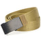 AWMN 125cm Nylon Waist Leisure Belts Zinc Alloy Quick Release Inserting Buckle Tactical Belt