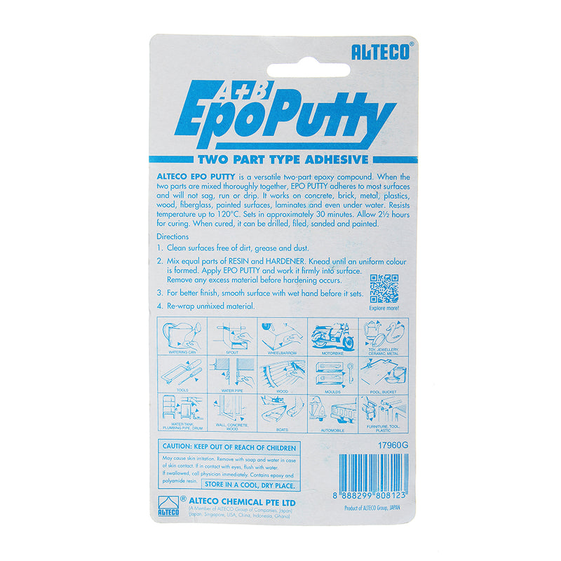 AB Epoxy Putty Stick Resin Hardener Adhesive Wood Metal Crack Hole Fill Repair Fix Bond Seal