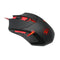 Redragon M601 6 Keys 2000 DPI USB Wired Optical Mouse Red Backlight with Weights Gaming Mouse