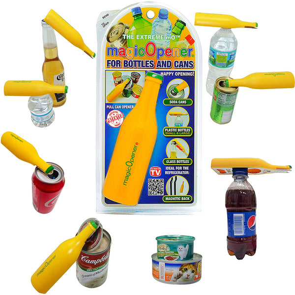 ABC Bottle Opener Can Cap Launcher Shooter Magnetic Drink Opener Soup Pull Tab for Home Party Drinking