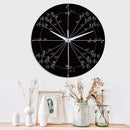 Emoyo ECY064 Creative Mathematics Wall Clock 3D Wall Clock For Home Office Decorations B