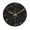 Loskii CC010 Creative Marble Pattern Wall Clock Mute Wall Clock Quartz Wall Clock For Home Office Decorations