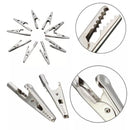 50Pcs DANIU Iron Crocodile Test Cable Clip Lead Screw Fixing