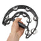Musical Tambourine Hand Held with Double Row Metal Jingle Handle Percussion Instruments Orff Musical Instruments for Children