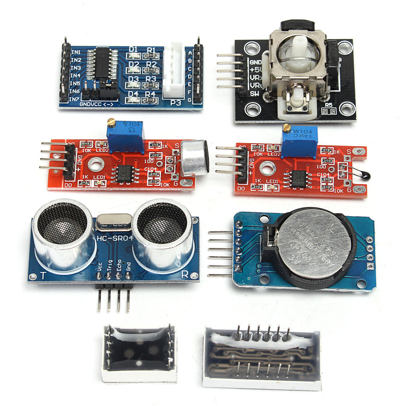 Ultimate UNOR3 Starter With Stepper Servo Motor Relay RTC Kits Geekcreit for Arduino - products that work with official Arduino boards