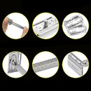 Traditional Handle Double Edges Safety Razor Manual Beard Care Stainless Steel Shaver Shaving Tool
