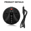 300W Car Power Inverter DC 12V/24V to AC 110V/220V Voltage 4 USB 5V 3.1A Converter
