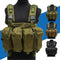 Unisex Tactical Vest Outdoor Combat Game Training Storage Carrier Belly Pocket Vest