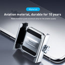 Baseus Aviation Alloy Bicycle Motorcycle Scooter Handlebar Rear View Mirror Phone Holder 360 Rotation For 4.7-6.5 Inches Smart Phone
