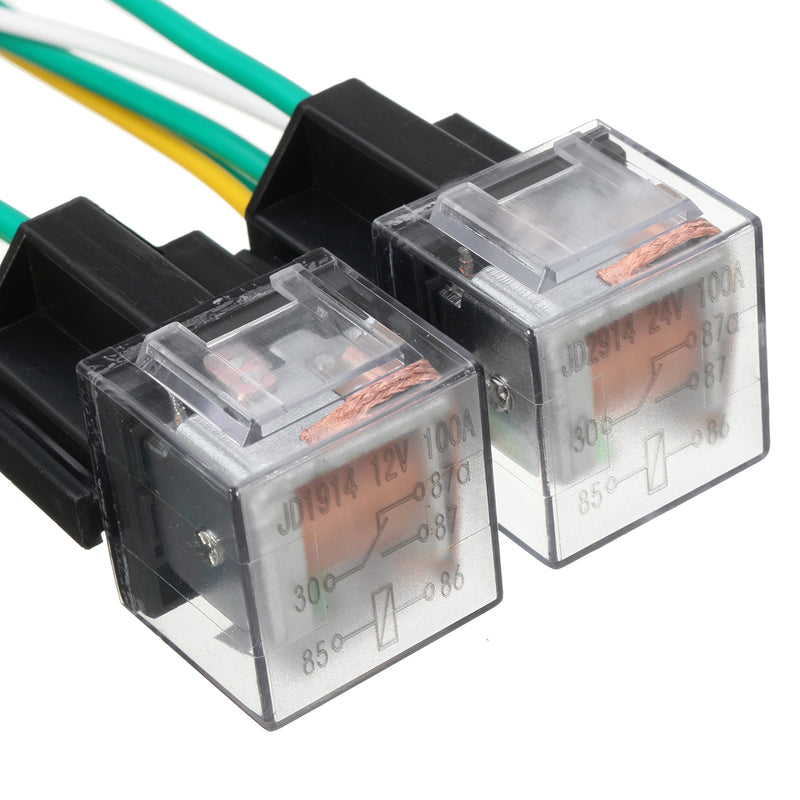 40A 12V 24V 5 Pins Relay And Hardness Socket Relay SPDT Control Device