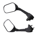 Pair Motorcycle Racing Rear View Side Mirrors For Yamaha YZF R6 R6S 2003-2008 Black