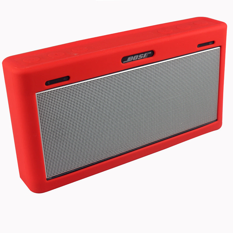 LEORY Speaker Case Silicone Protective Shockproof Storage Bag Cover for BOSE III Speaker