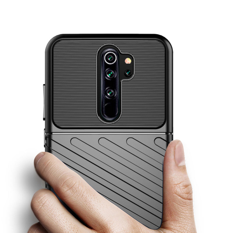 Bakeey Armor Military Protect Rugged Shockproof Anti-Fingerprint Soft TPU Protective Case for Xiaomi Redmi Note 8 PRO
