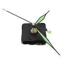 10pcs 20mm Shaft Length Green and Black Luminous Hands DIY Quartz Clock Wall Movement