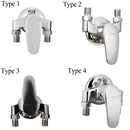 Bathroom Copper Unfold Install Water Heater Mixing Valve Hot And Cold Water Faucet Switch