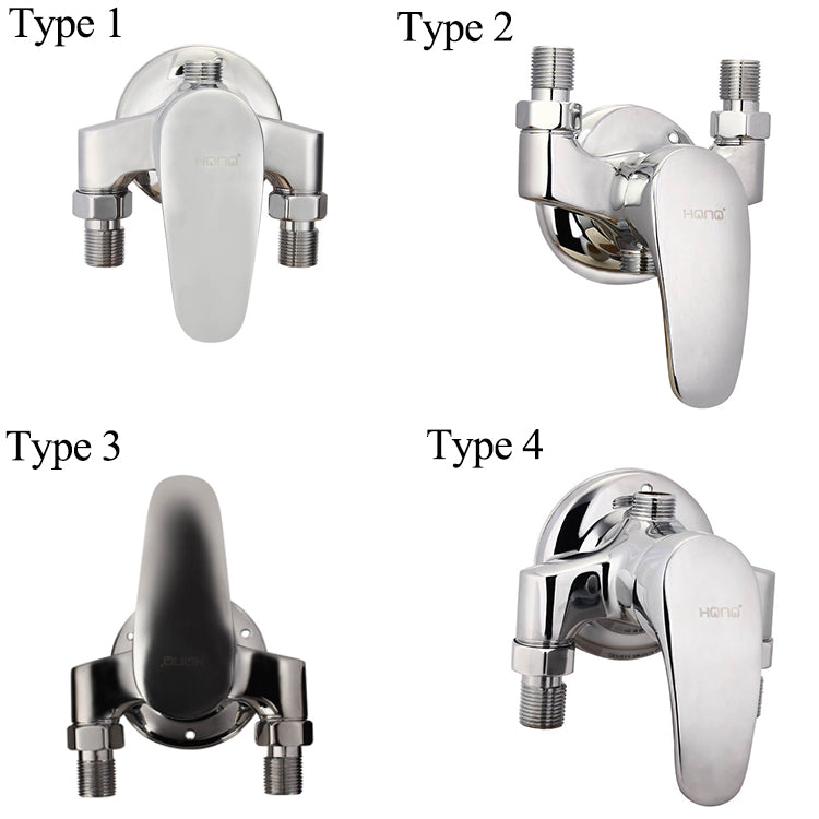 Bathroom Copper Unfold Install Water Heater Mixing Valve Hot And Cold Water Faucet Switch