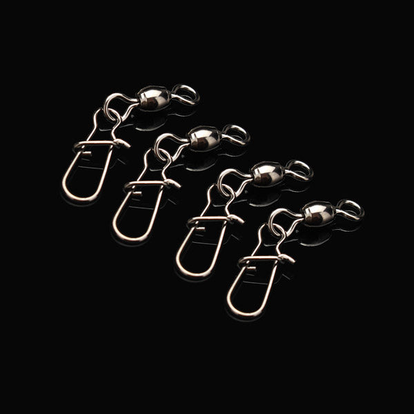Maxcatch 50Pcs Crane Fishing Swivel With Nice Safe Snap Size 2#