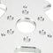 3D Printer Part Aluminum Alloy M3 Fisheye Effector Hammock Hanging Station 3mm Accessories