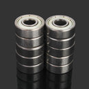 Machifit 10pcs 6x17x6mm 606zz Steel Sealed Shielded Deep Groove Ball Bearing