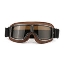 Motorcycle Flying Scooter ATV Goggles Helmet Glasses Windproof Coffee Frame