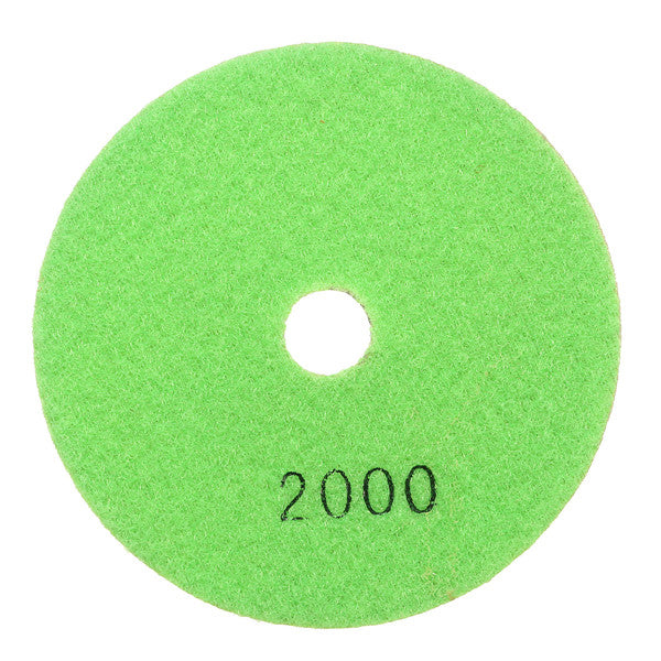 8pcs 4 Inch Polishing Pads Set 50-3000 Grit 100mm Dry Diamond Polishing Pads With Backer