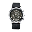 CHRONOS Casual Style Calendar Men Wrist Watch False Small Dials Leather Strap Quartz Watch