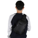 KINGSONS KS3174W Chest Bag USB 10 Inch Laptop Bag Casual Shoulder Bag for Camping Travel