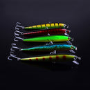ZANLURE 5Pcs 17.6cm 30g Minnow Bionic Bait Hard Plastic Bait Fishing Lure With 2 Hooks