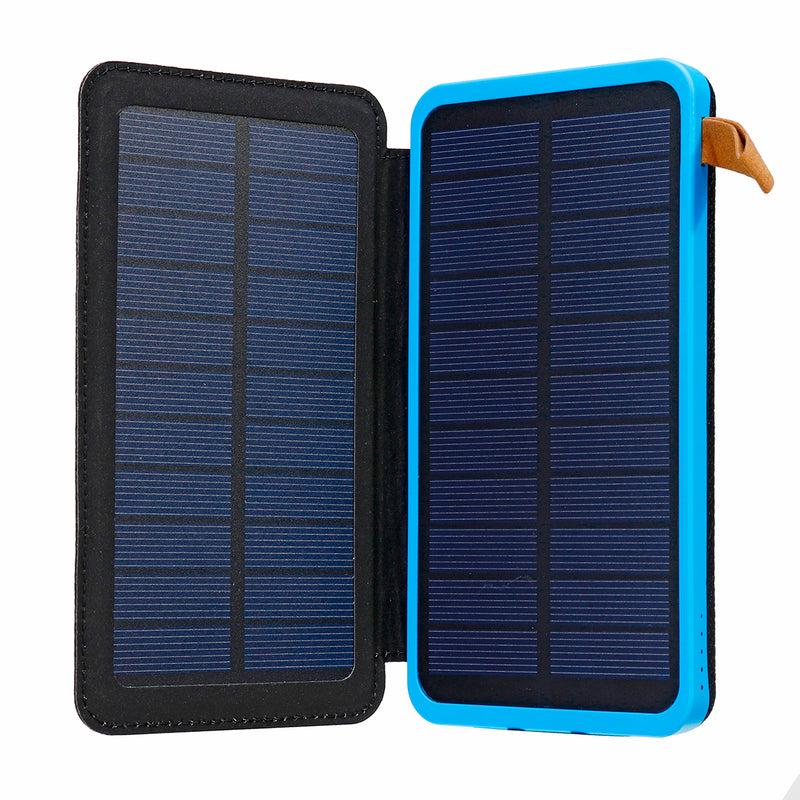 Solar Power Bank LED Lighting 20000mAh Solar Charger Dual USB Ports Foldable Solar Panels SOS Mode