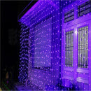 3M 10W 300LED 8 Modes Window Curtain Icicle String Fairy Holiday Light Wedding Party US Plug AC110V
