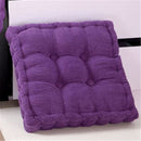 Square Corduroy Chair Pad Cushion Thicker Patio Car Office Seat Sofa Tatami Floor Mat