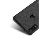 Bakeey Luxury Fabric Splice Soft Silicone Edge Shockproof Protective Case For Xiaomi Redmi 7 / Redmi Y3