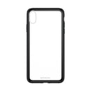 Baseus Clear Scratch Resistant Tempered Glass Back Cover+Soft TPU Frame Protective Case For iPhone