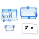 Mini Waterproof Plastic Transparent Receiver Box P2047 For 1/10 RC Short Course Slash HQ727