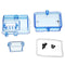 Mini Waterproof Plastic Transparent Receiver Box P2047 For 1/10 RC Short Course Slash HQ727