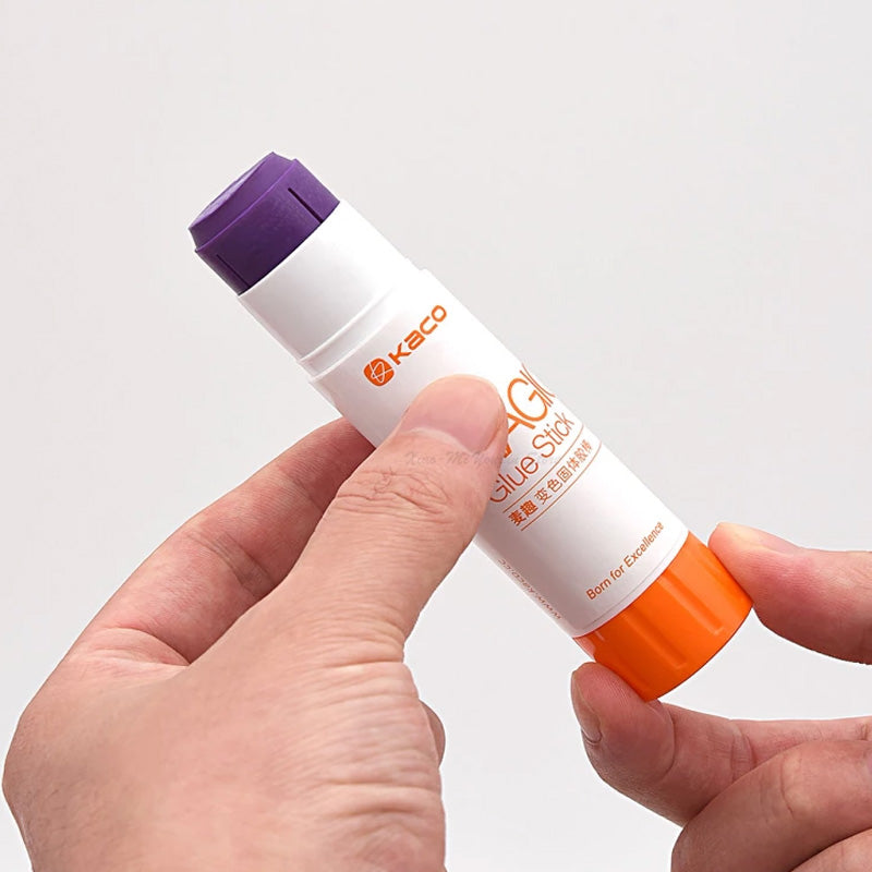 Kaco Magic Glue Stick 2Pcs/Pack Purple Colored Tape Office School Supplies Stationery