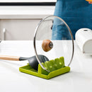 Practical Kitchen Silicone Heat Resistant Spoon Rest Utensil Spatula Holder Tool