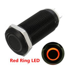 DC 12V 4 Pin 12mm Latching Switch Led Light Metal Push Button Switch