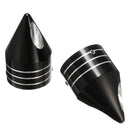 Motorcycle CNC Spike Front Axle Cap Nut Covers For Harley Dyna Touring Road King