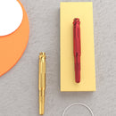 Fuliwen 015 Alumium Fountain Pen M Nib Writing Gift Converter Executive Pen