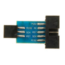 10 Pin To 6 Pin Adapter Board Connector For  ISP Interface Converter AVR AVRISP USBASP STK500 Standard