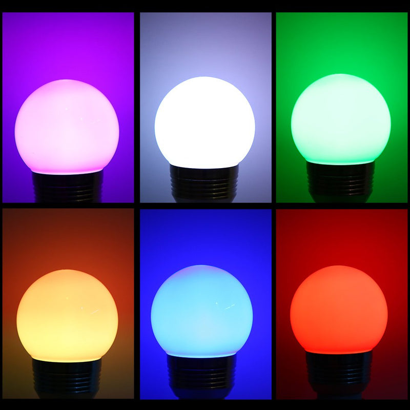 Dimmable 3W E27 LED RGB Magic Light Bulb 16 Colors Changing with Remote Control AC85-265V